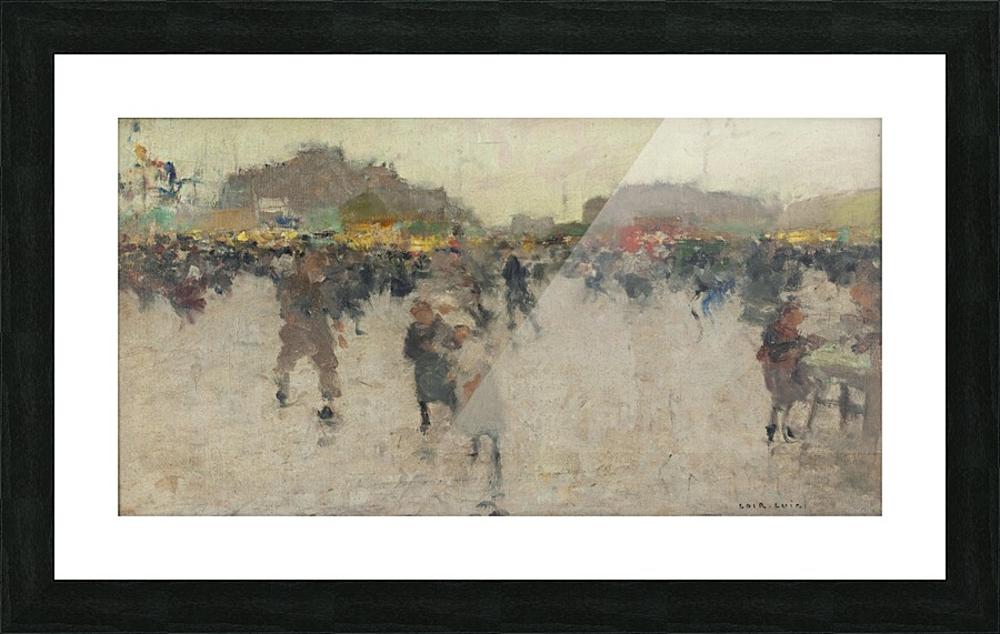 Fete de la place du Trone Paris Picture Frame print