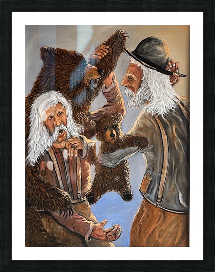 IMG 4228 Two Mount Man mama grizzly in her cub Picture Frame print