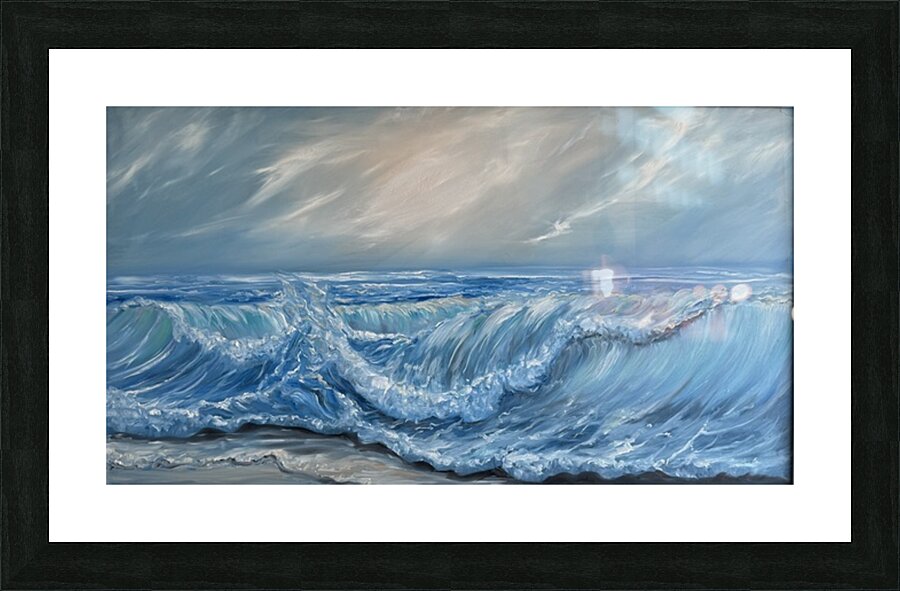 IMG 4198 -blue seascape Picture Frame print