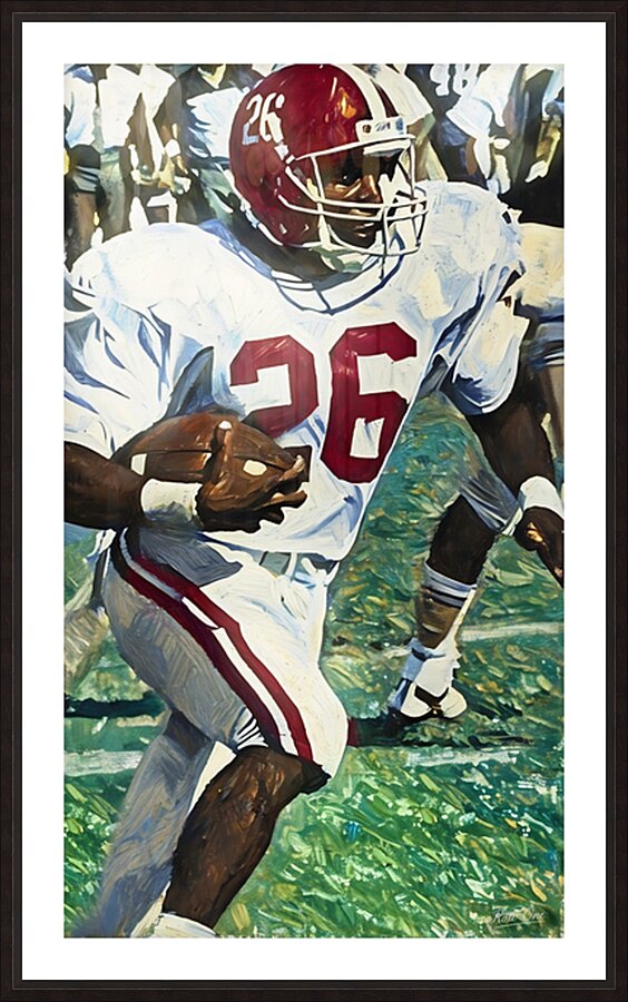 1986 Alabama Football Art Picture Frame print