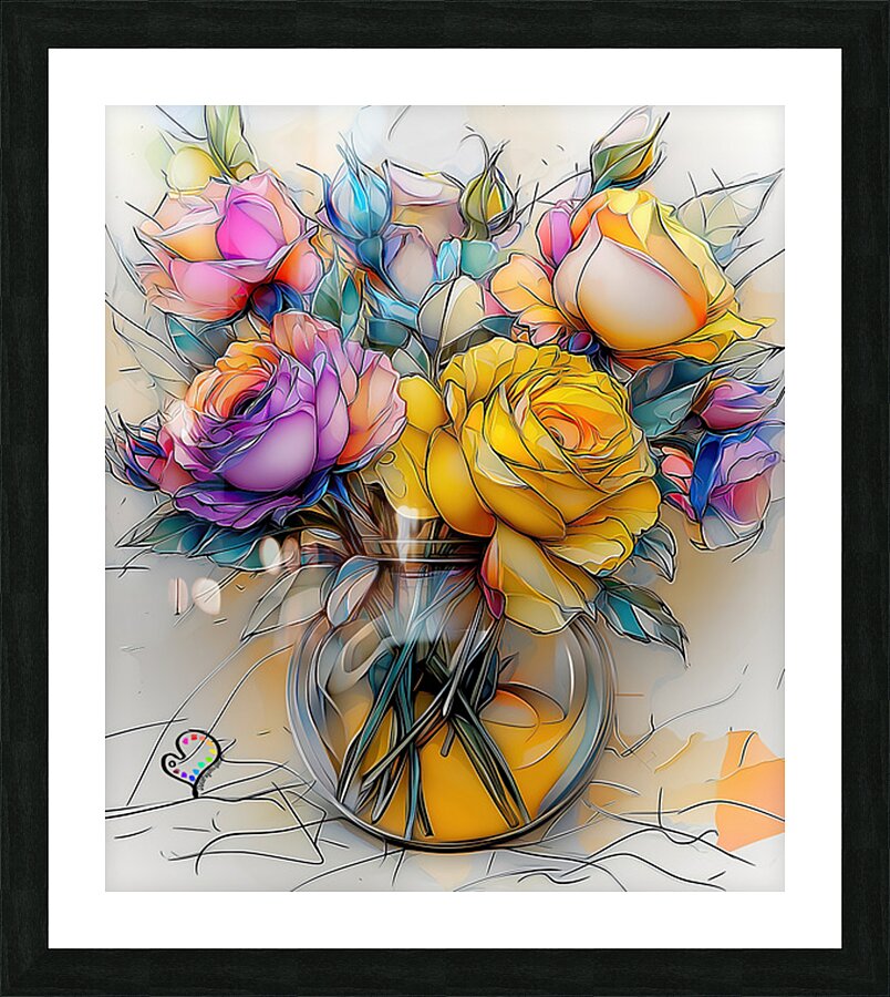 000066   New Version of My ART 5 Picture Frame print