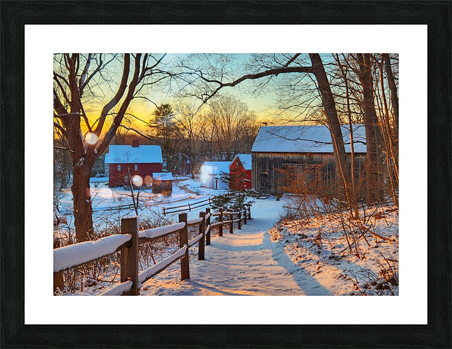 14 Winter Card Picture Frame print