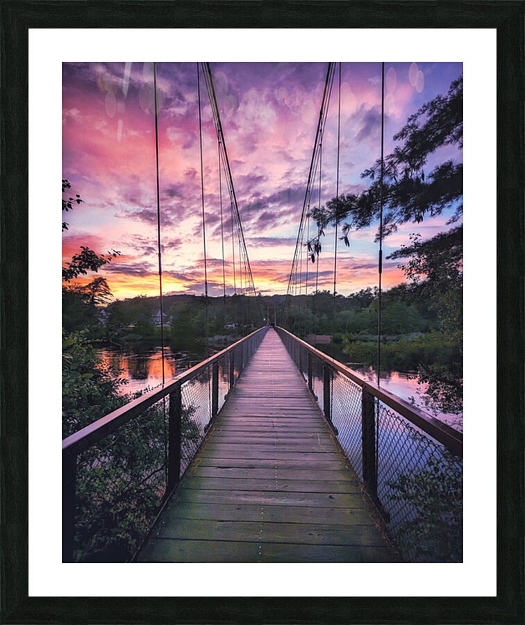 Crossing at Dusk Picture Frame print