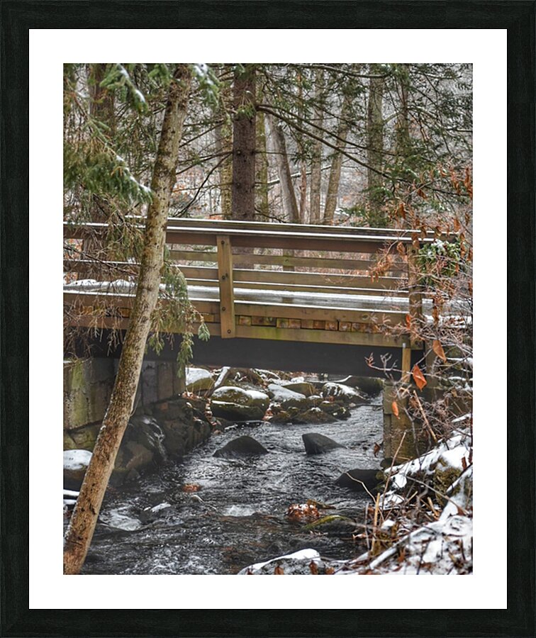 Over the River Picture Frame print