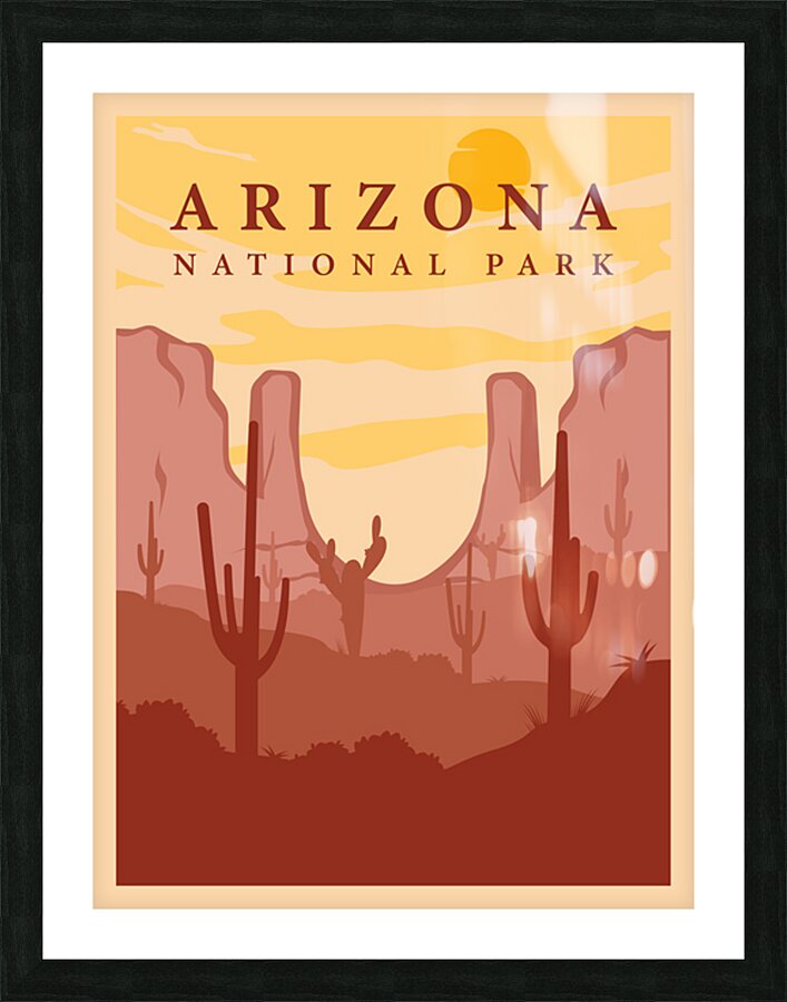 Travel to Arizona. a Picture Frame Printing