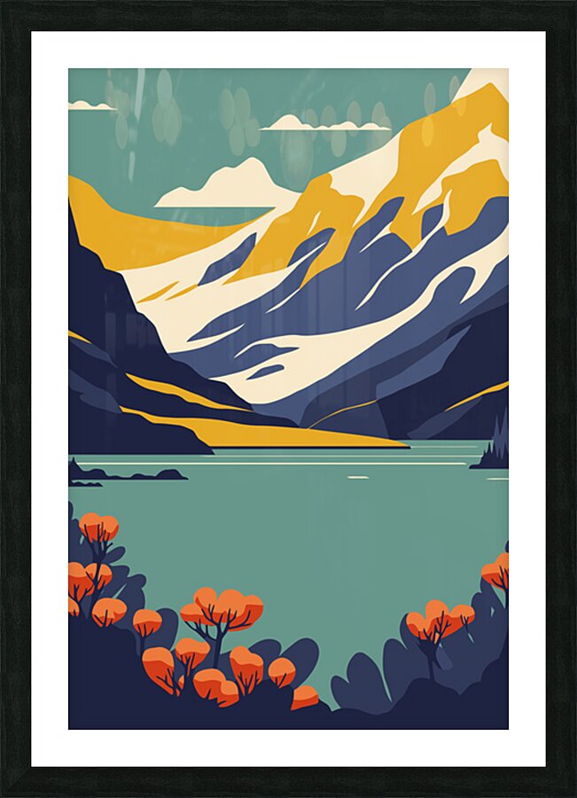 Torres Del Paine national park Picture Frame print