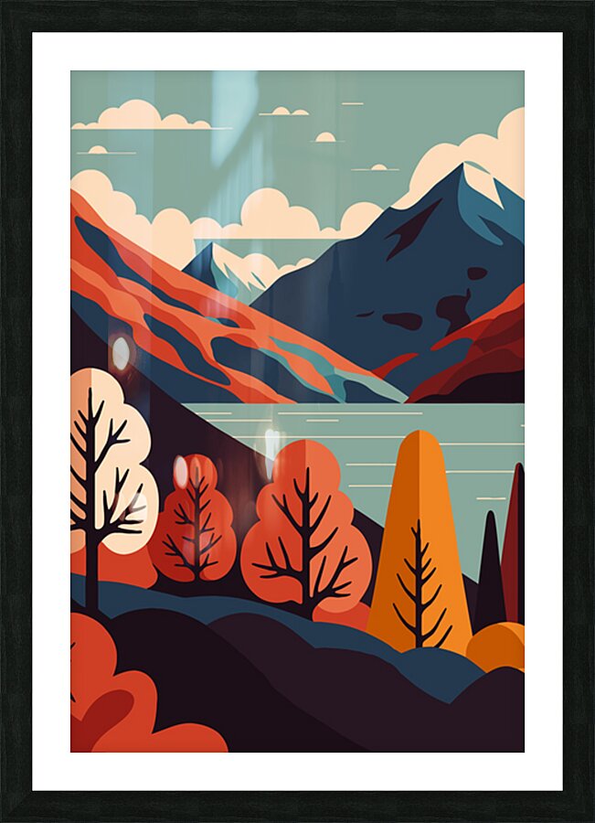 Torres Del Paine national park Picture Frame print