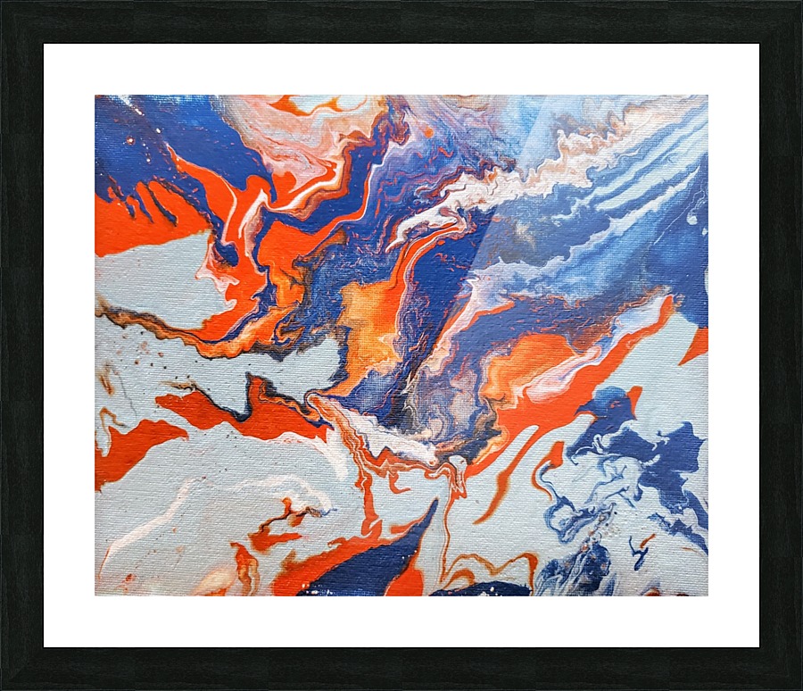 Blue crush Picture Frame print