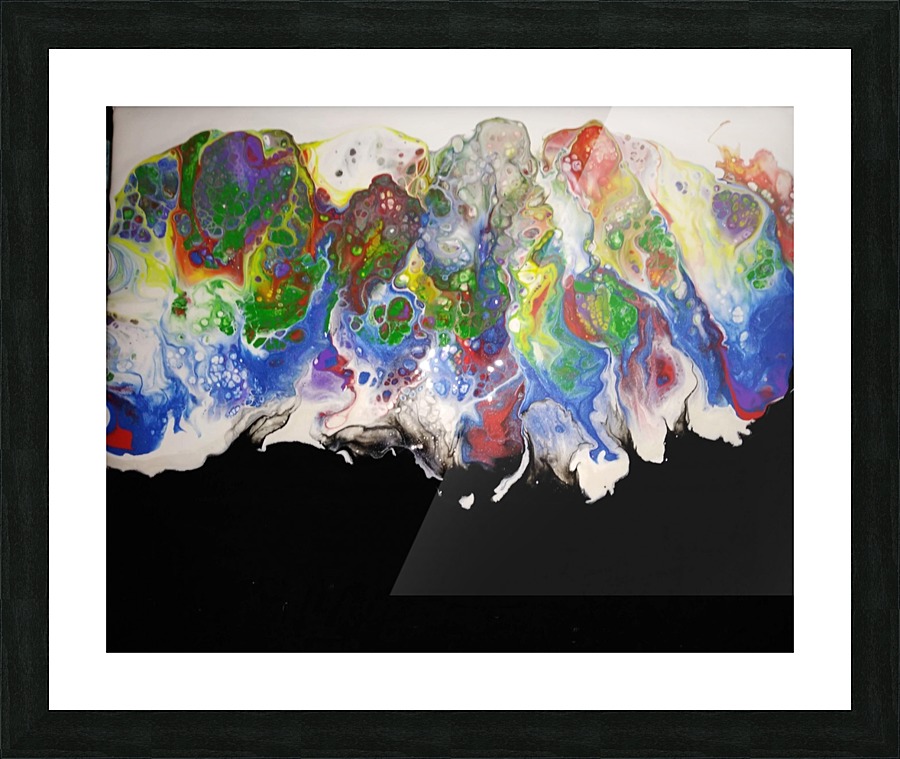 Color burst Picture Frame print