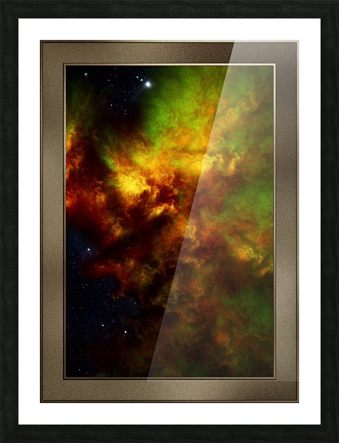 Nebula Storm ENH Fractal Art Spacescape Picture Frame print