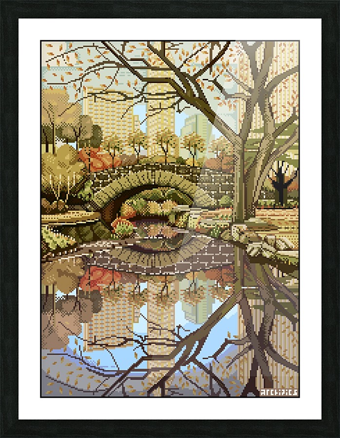 Central Park Picture Frame print