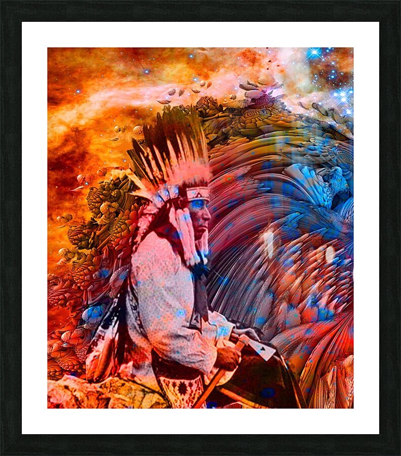 Native American Magical dream Picture Frame print