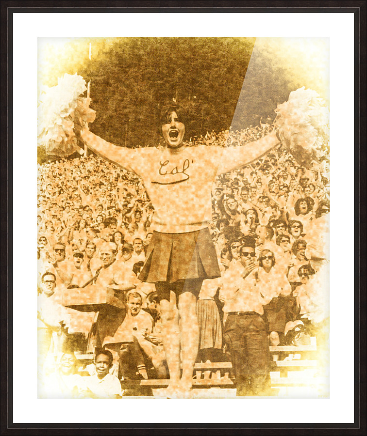 Cal Bear Cheerleader Picture Frame print
