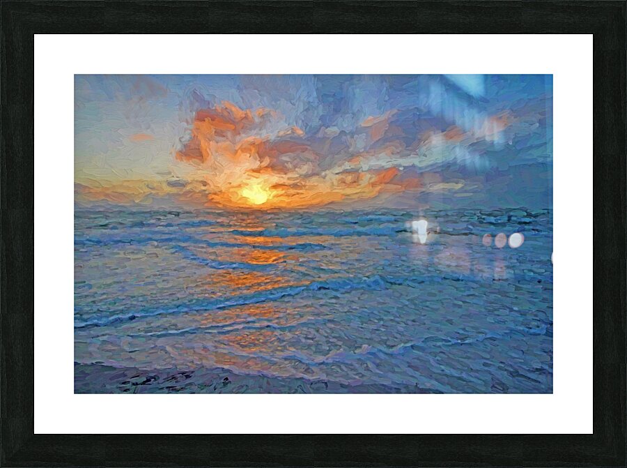 The Eternal Sea Picture Frame print