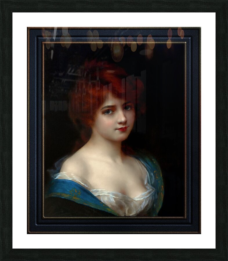 Redhead Beauty by Abbey Abraham Altson Picture Frame print