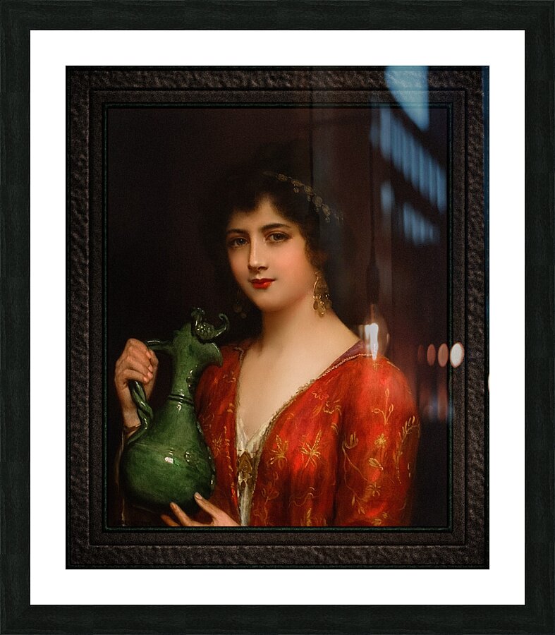 The Potters Daughter by Abbey Altson Picture Frame print