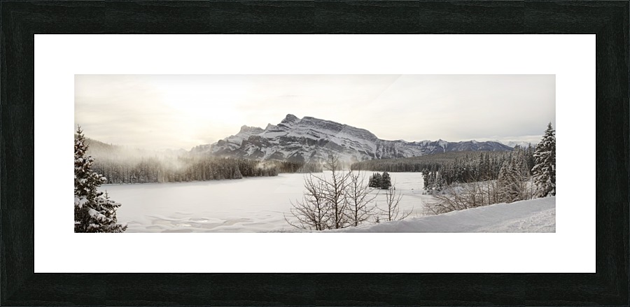 Frozen Lake Picture Frame print