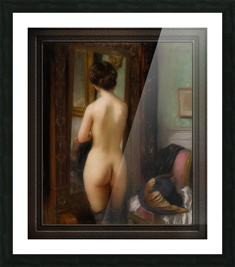Nu A La Psyche by Henri Gervex Old Masters Reproduction Picture Frame print
