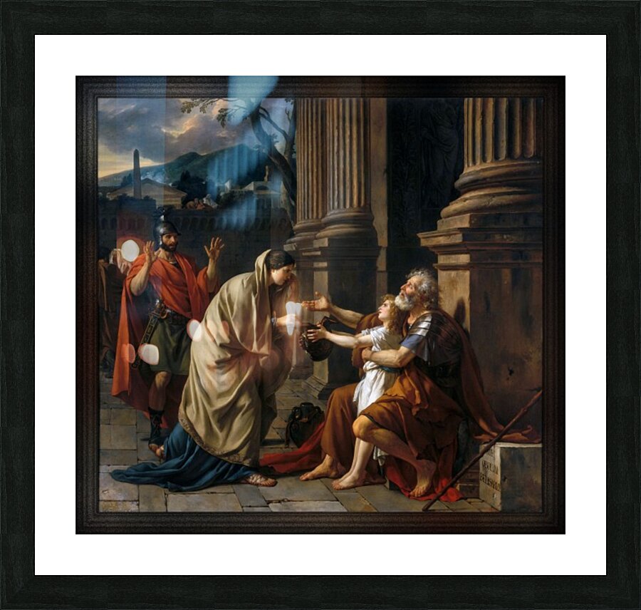 Belisarius by Jacques Louis David Old Masters Reproduction Picture Frame print