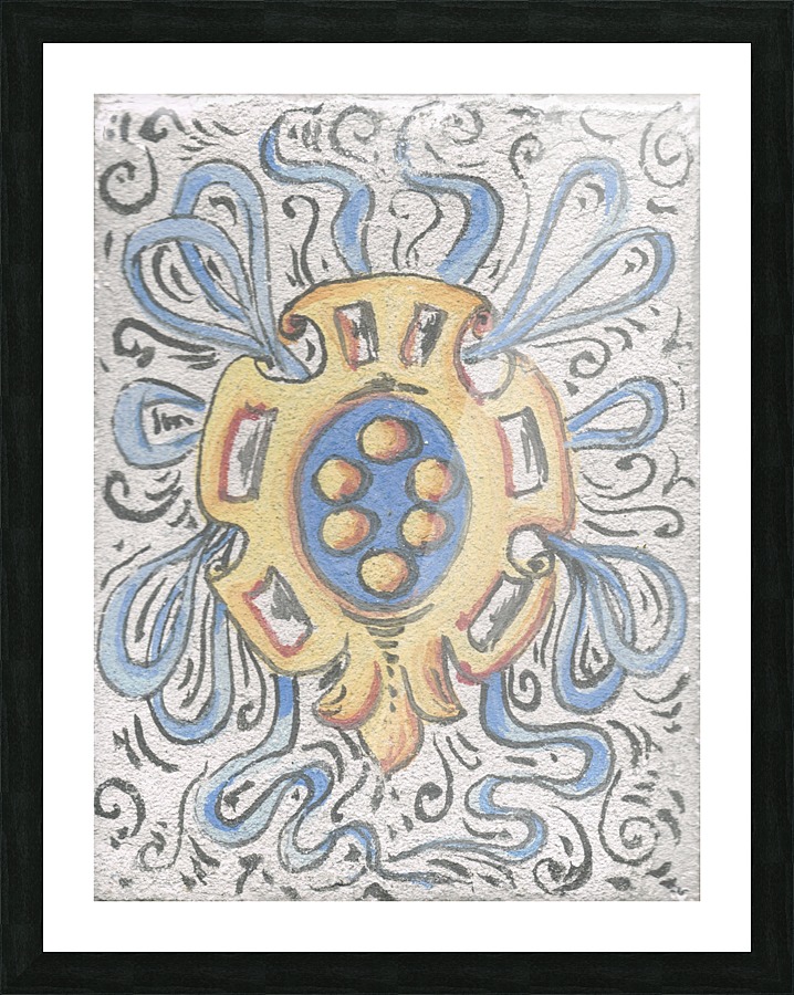 Florentia_ Crest - fresco Picture Frame print