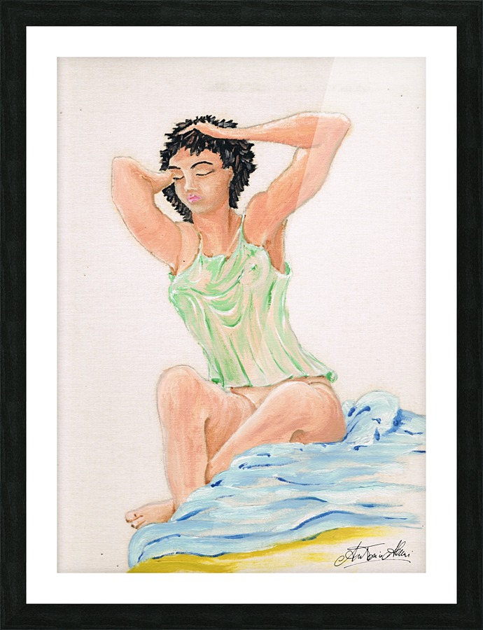 NICOLE  - Crayons Picture Frame print