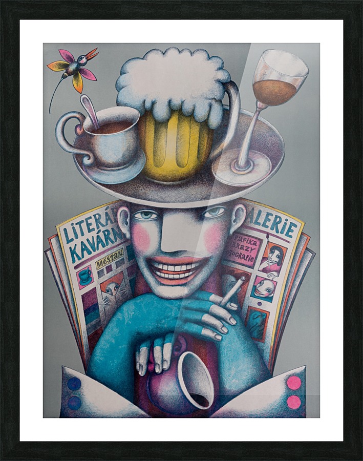 At the Hanging Coffee 1 Picture Frame print