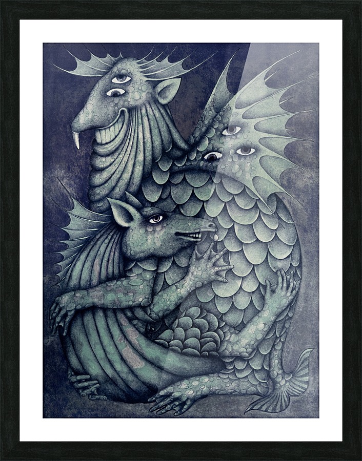 Devil Picture Frame print