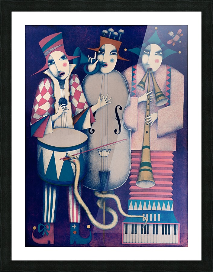 Lithography K23 Picture Frame print