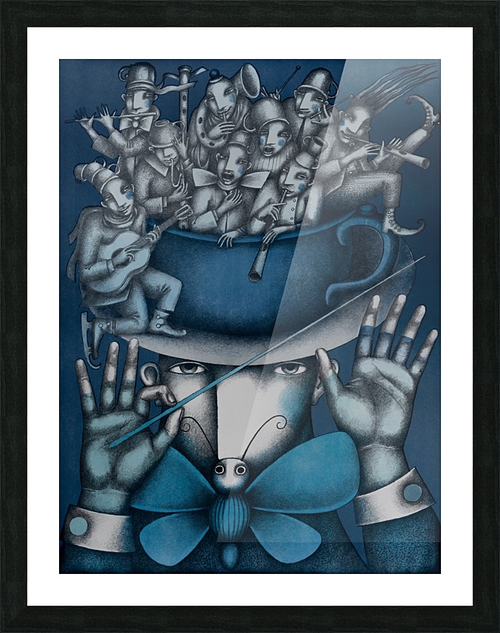 Lithography K46 Picture Frame print