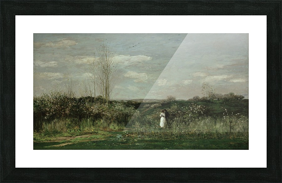 altesnational.spring landscape daubigny Picture Frame print