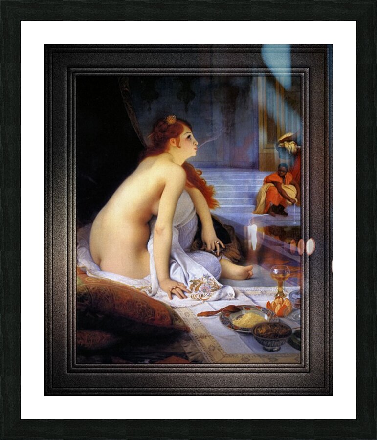 The White Slave by Jean-Jules-Antoine Lecomte du Nouy Classical Fine Art Reproduction Picture Frame print