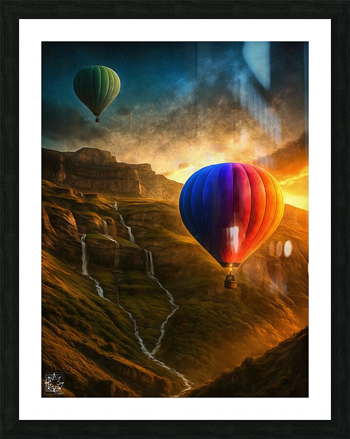 A Peaceful View Picture Frame print