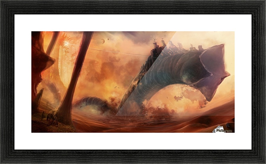 Dune World Picture Frame print