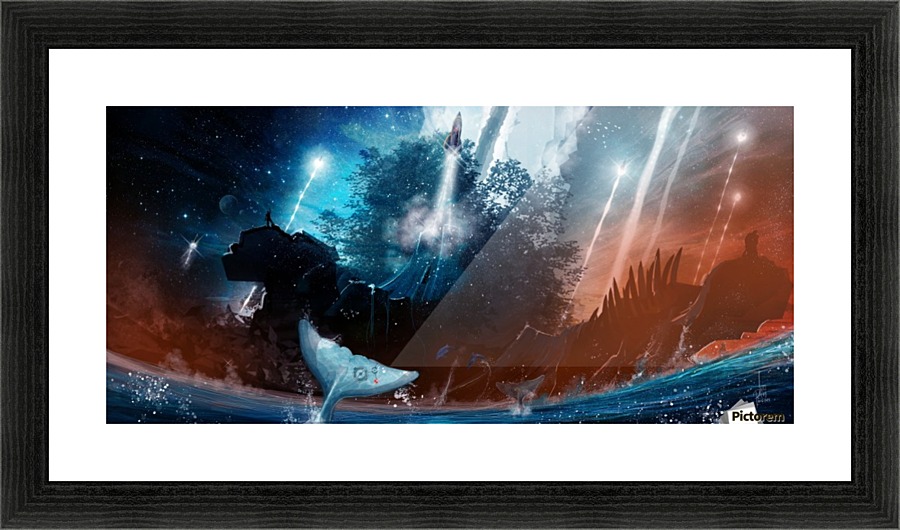 The Stars Are Our Destination Picture Frame print