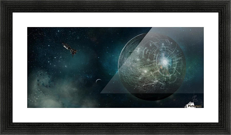 Dark Side of the Moon Picture Frame print