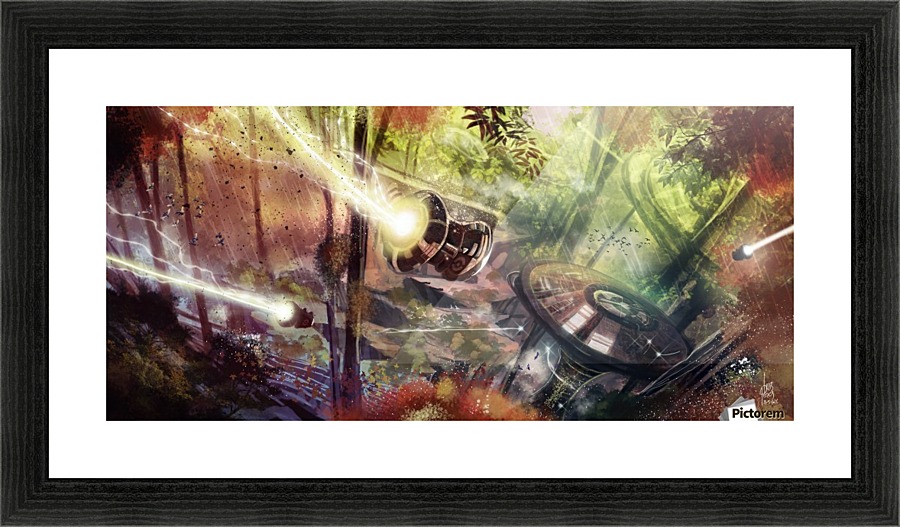 Forest Probes Picture Frame print