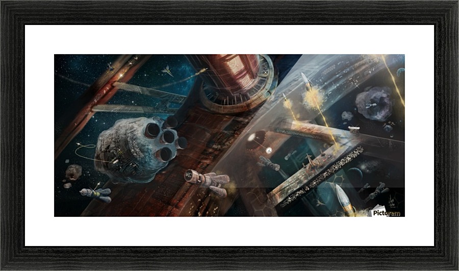 Soviet Space Picture Frame print
