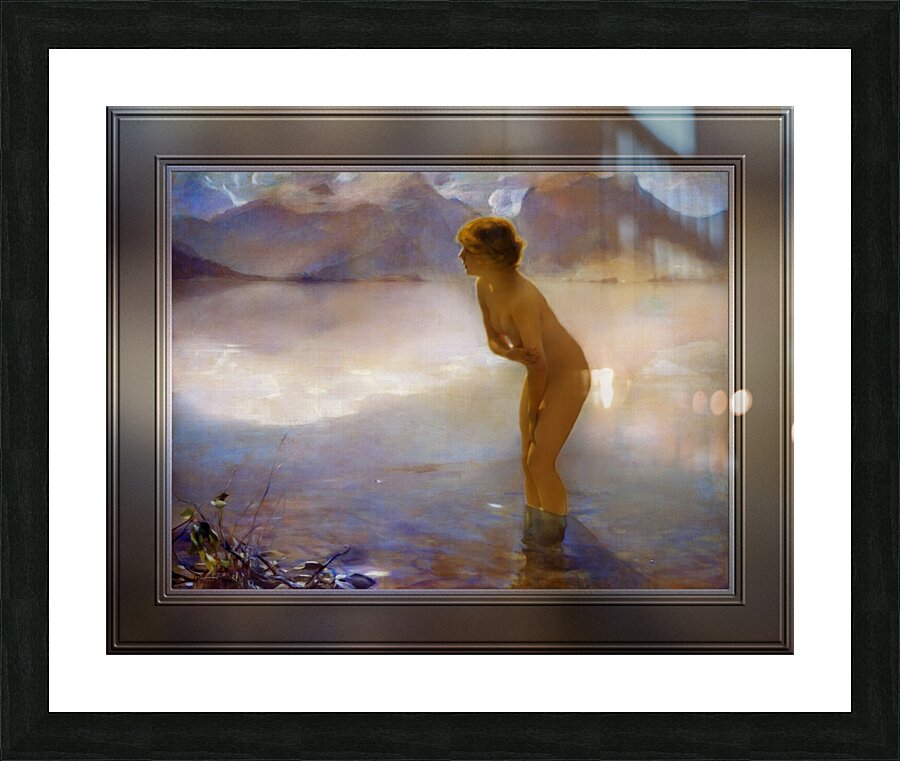 September Morn by Paul Emile Joseph Chabas Old Masters Fine Art Reproduction Picture Frame print