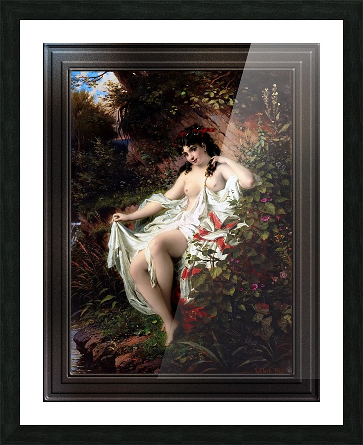 Spring In The Woods by Anton Ebert Classical Fine Art Reproduction Picture Frame print