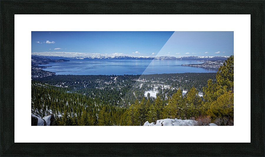 Lake Tahoe Pano Picture Frame print