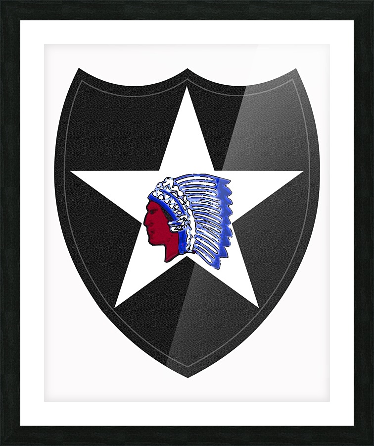 2nd Infantry Division Picture Frame print