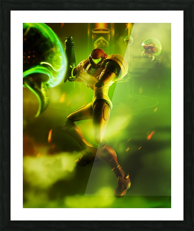 Samus Aran Super Metroid Picture Frame print