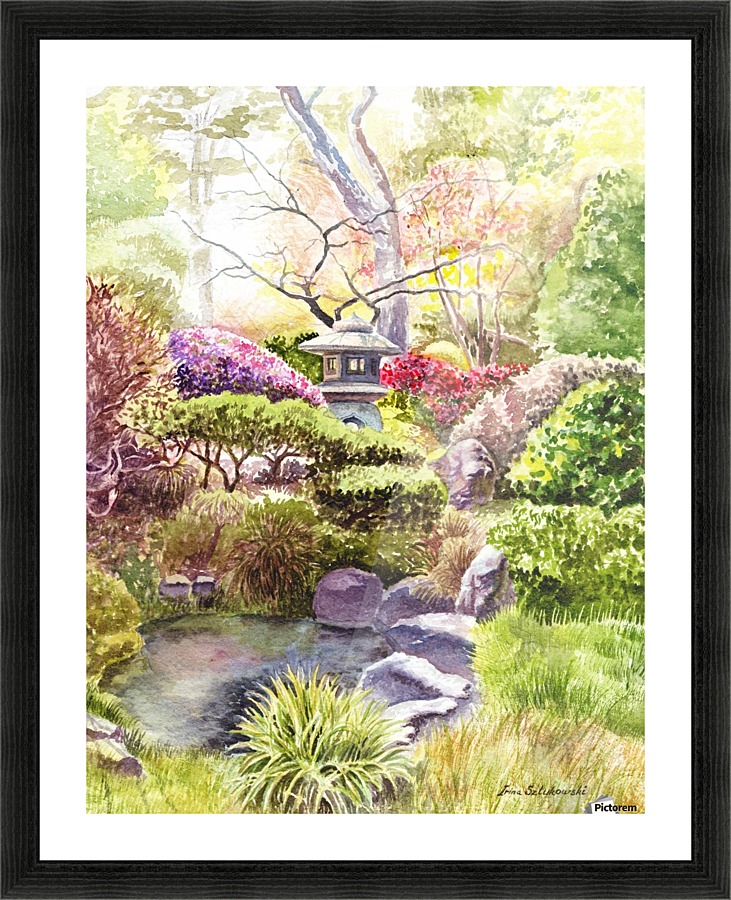 San Francisco Golden Gate Park Japanese Tea Garden  Picture Frame print