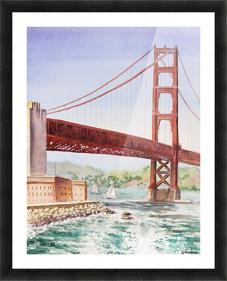 Golden Gate Bridge San Francisco Picture Frame print