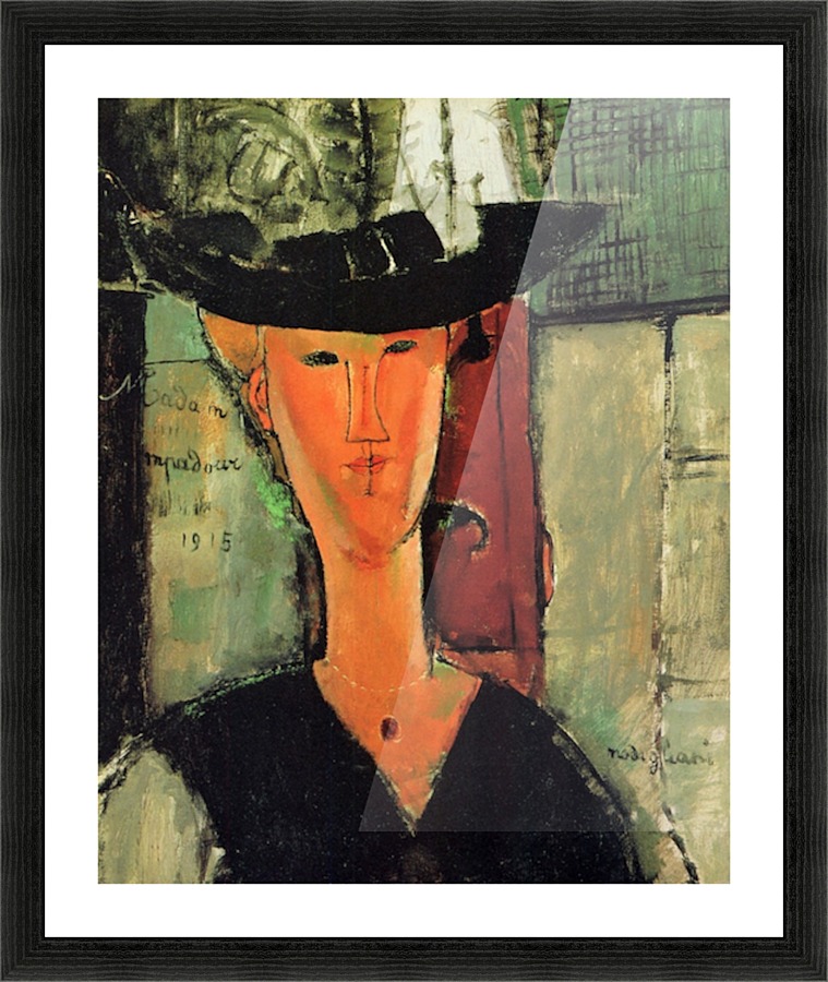 Modigliani - Madame Pompadour Picture Frame print