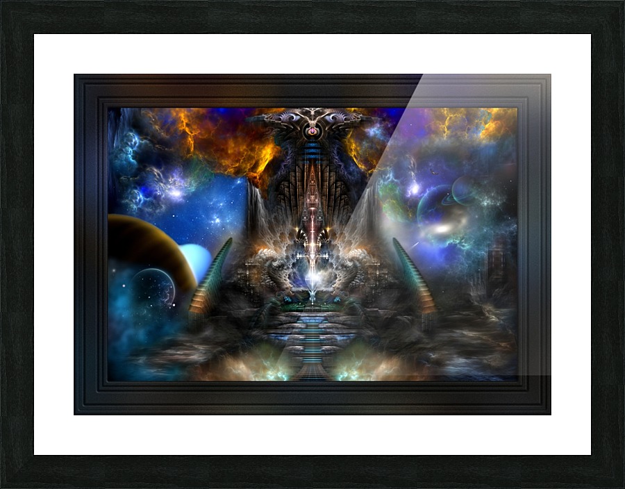 Archive Portal Fantasy Fractal Art Picture Frame print