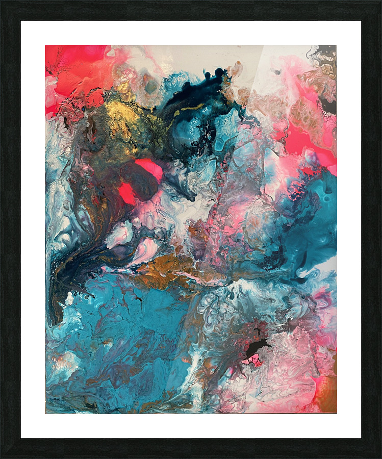 Rapids in motion  Picture Frame print