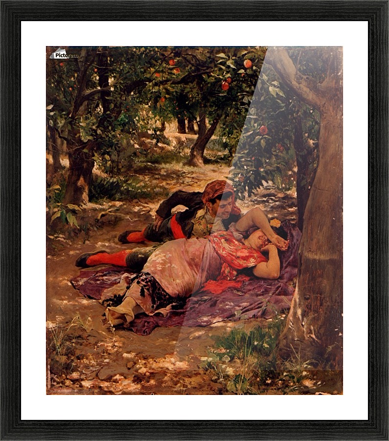 Bajo los Naranjos Picture Frame print