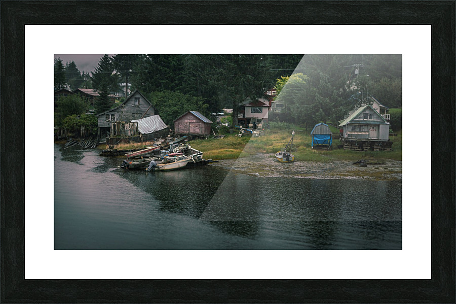 Beachfront Property Picture Frame print