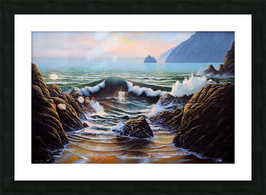 Dancing Tide Picture Frame print